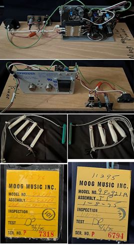 Moog-921A driver, 3x 921B VCOs with PSU
